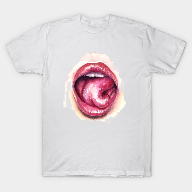 Lips #2 T-Shirt by Kira Balan